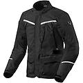 giacca moto touring rev'it voltiac 3 h2o nero argento taglia 6xl