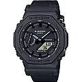 orologio g-shock nero multifunzione uomo ga-2100bce-1aer