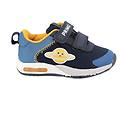 sneakers da bambino blu con strap taglia 20