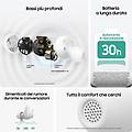 galaxy buds fe auricolari senza filo bt-white