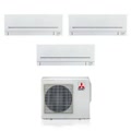 condizionatore trialsplit serie plus 7000+7000+9000 btu codice prod msz-ap20(20(25)vgk+mxz-3f54vf3