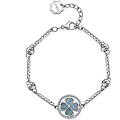 bracciale chakra portafortuna donna in acciaio cod. bhkb151