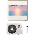 climatizzatore monosplit artcool gallery lcd 12000 a12ga2. nse+a12ga2. u18 r-32 wi-fi integrato