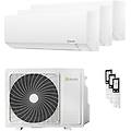 condizionatore breva e trial split 9000+9000+9000 btu inverter a++ unità esterna 5. 5 kw
