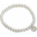 bracciale di perle donna argento 925 gioiello yel301