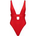 bluebella lucerne costume intero plunge rosso