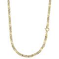 collana uomo oro giallo bianco gl100561