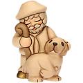 pastore con cane in ceramica presepe classico