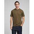 t-shirt girocollo in jersey con ricamo