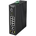dis-200g-12ps switch di rete gestito l2 gigabit ethernet (10/100/1000) nero supporto power over