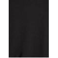 felpa donna comfort fit con cappuccio e slogan sul fronte nero donna extra large