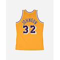 mitchell&ness nba los angeles lakers magic johnson m canotta basket uomo oro s
