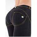 jeggings push up wr. up skinny in cotone organico black indigo+ y. seams donna small