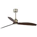 lorefar 33398 ventilatore da soffitto senza luce motore dc diametro 128 cm marrone