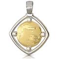 medaglia ciondolo da battesimo oro giallo e bianco 803321730247