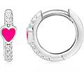 orecchini bambina cuore ins040or084rhlp