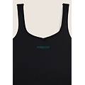 canotta sportiva con reggiseno integrato black-sugar swizzle donna xx large
