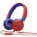jr310 cuffie per bambini con cavo e limitatore di volume cuffie on ear con microfono e filo piatto