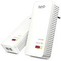 fritz!powerline 1240 ax wlan set 1200 mbit/s collegamento ethernet lan wi-fi bianco 2 pz (20003021)