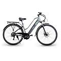 e-bike queen 28p 28 13ah 80km batteria integrata grigia