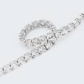 bracciale tennis silver elegance argento rodiato cubic zirconia collezione silver elegance bianco