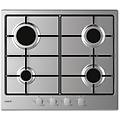 timeless cel6pbrx acciaio inox da incasso 59 cm gas 4 fornello(i)
