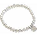 bracciale di perle donna argento 925 gioiello yel301