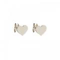 orecchini donna in oro bianco cuori 803321733435
