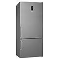 frigorifero (407l+181l) universale no frost inox fc84en4hx classe e (84x75x186cm)