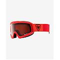 maschera raffish rosso con lente dark orange s3 bambino