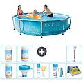 - piscina fuori terra in giro 305x76 cm blu include accessori coordinati