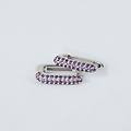 orecchini a cerchio silver rainbow argento rodiato cubic zirconia collezione silver rainbow bianco