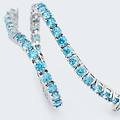 bracciale tennis silver rainbow argento rodiato cubic zirconia collezione silver rainbow bianco