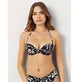 push up costume imbottito con stampa tropicale malibù / stampato / 3 stampato