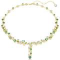 collana a y constella taglio misto verde placcato color oro os