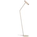 piantana led caminia l40 5x27xh158 5 cm acciaio ottone sabbia