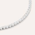 bracciale tennis diamade oro bianco diamante lab-grown collezione diamade oro bianco