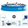 - piscina fuori terra in giro 457x84 cm blu include accessori coordinati a1239