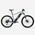 bici mtb elettrica a pedalata assistita e-st 100 azzurra 27. 5