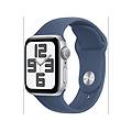watch se 2024 gps 40mm argento con cinturino sport denim s/m