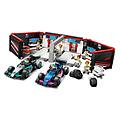 city f1 garage con mercedes-amg e alpine f1 60444 multicolore