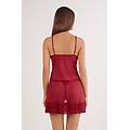 baby-doll pretty flowers donna rosso taglia l