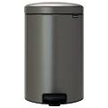 pattumiera new icon a pedale grigio platino 20 l