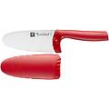 twinny coltello da cuoco liscio 10 cm rosso