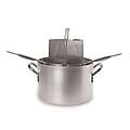 - cuocipasta alto con 3 spicchi in alluminio spessore 3 mm diametro cm 36 altezza cm