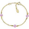 bracciale con charms fissi bambino argento 925 gioiello junior brj3cugro3