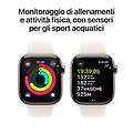 watch series 10 gps + cellular 42mm titanio-oro sport band galassia m/l