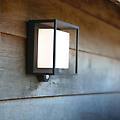 lutec applique solare curtis in alluminio 3w