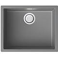 lavello 1 vasca (55 6x45 6cm) zen 105 light grey opaco lkz10597