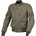 macna - giacca moto bastic all verde taglia s